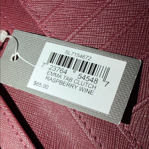 Fossil Raspberry Leather Wallet NWT - Picture 3 of 7